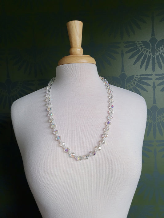 SOLD - Vintage Judy Lee Faux Crystal Necklace