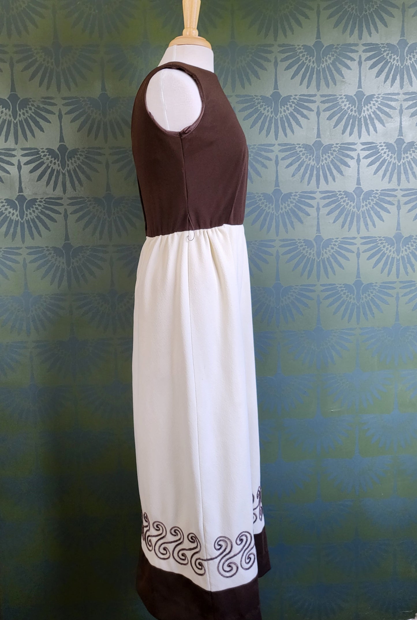 Vintage 1970's Caron of Chicago Maxi Dress