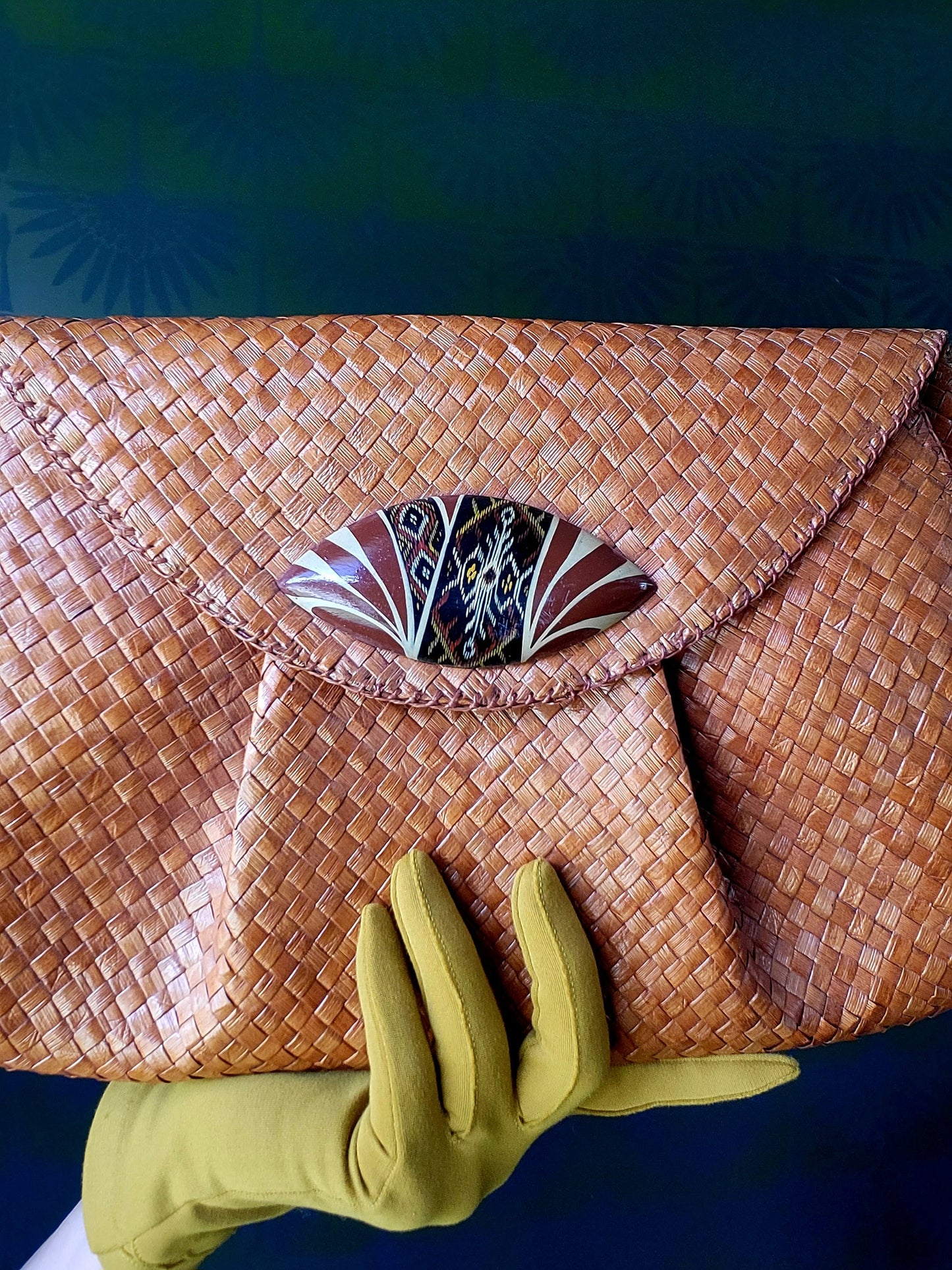 STYLE 2013 - Vintage 1970's-1980's Woven Clutch