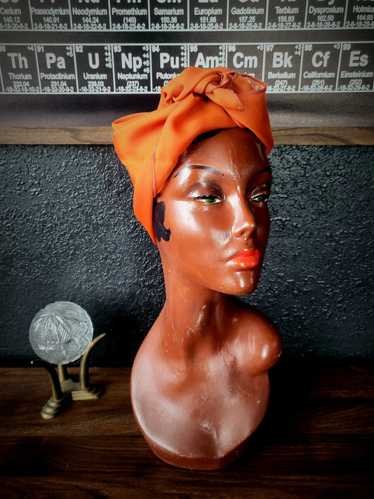 Head Scarf - Rustic Orange