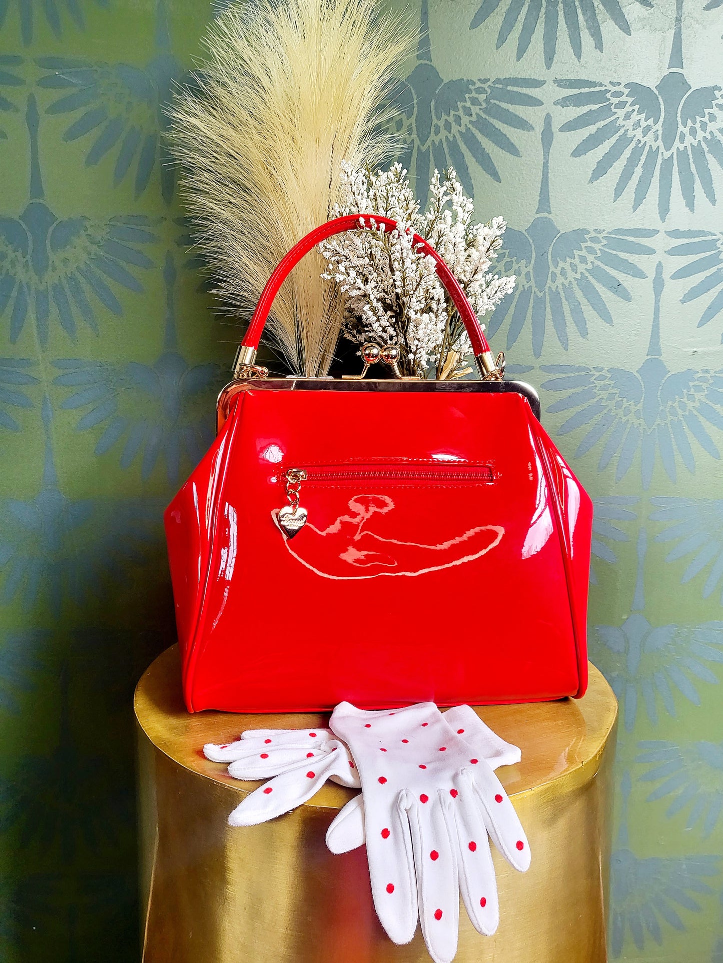 STYLE 2024 - Vintage Style Handbag with Bow (Red)