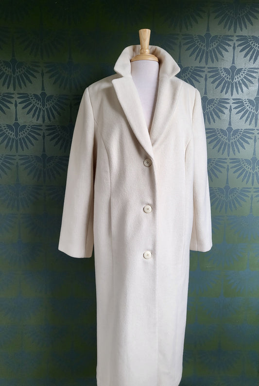 Chadwick's Ivory Wool Coat