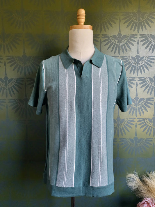 Jacob Knit Polo - Turquoise