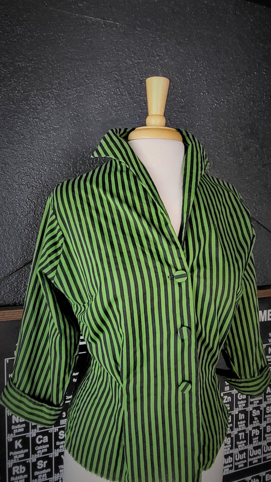 SOLD - Vintage 1950's-1960's Italian Collared Blouse