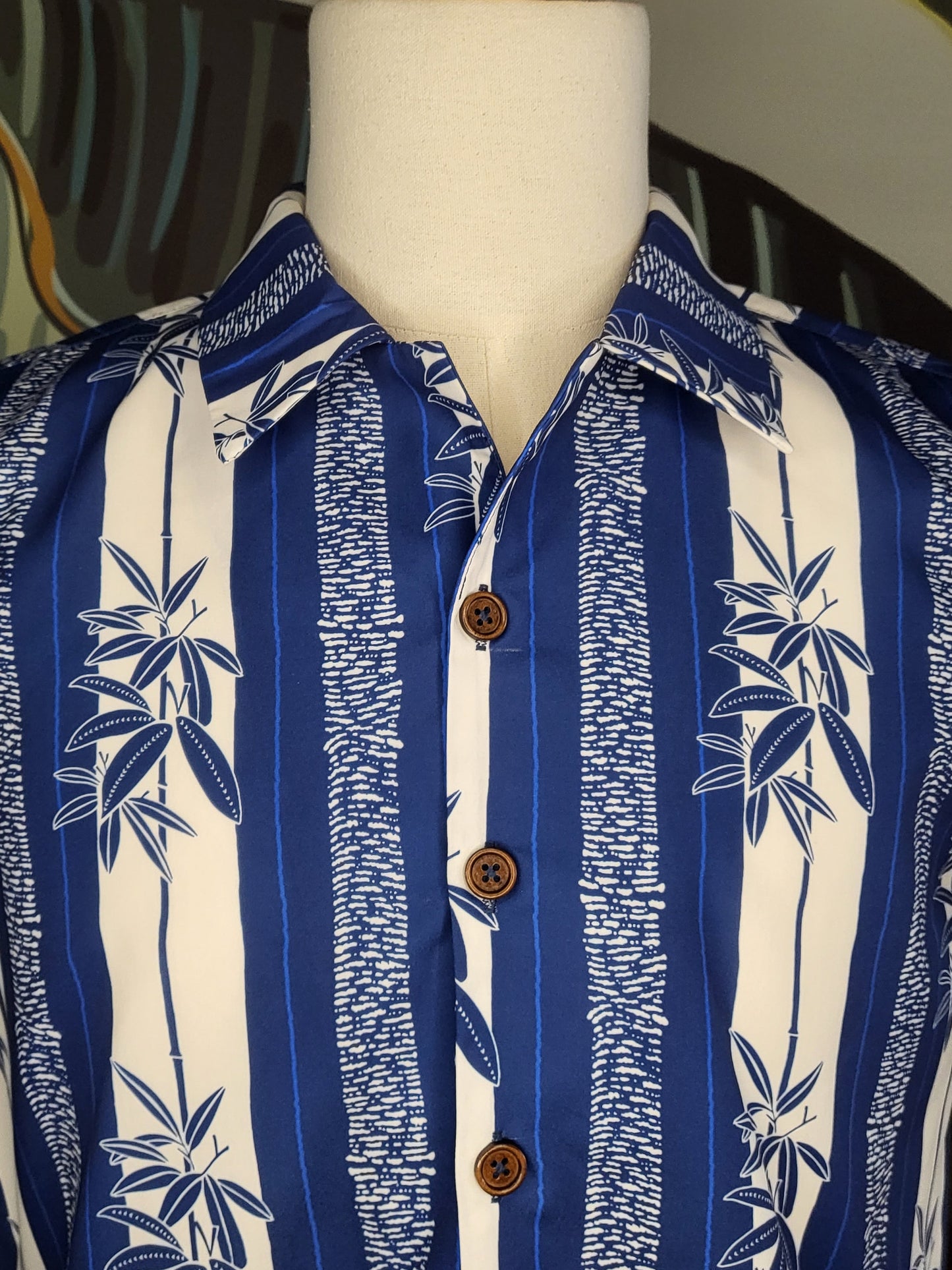 Mimosa Button Up - Blue Hawaiian