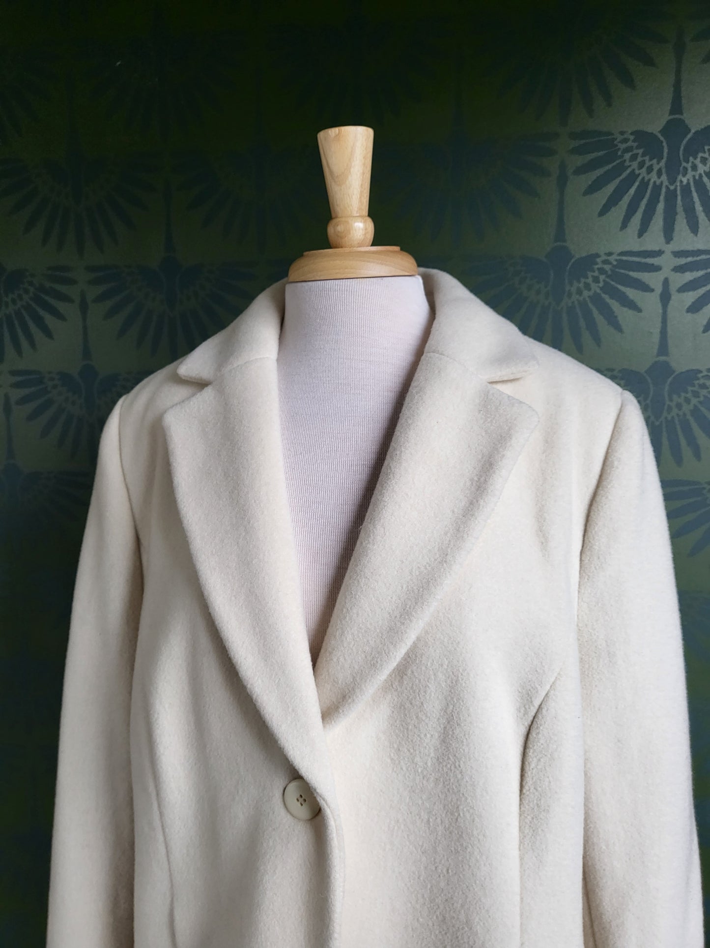 Chadwick's Ivory Wool Coat