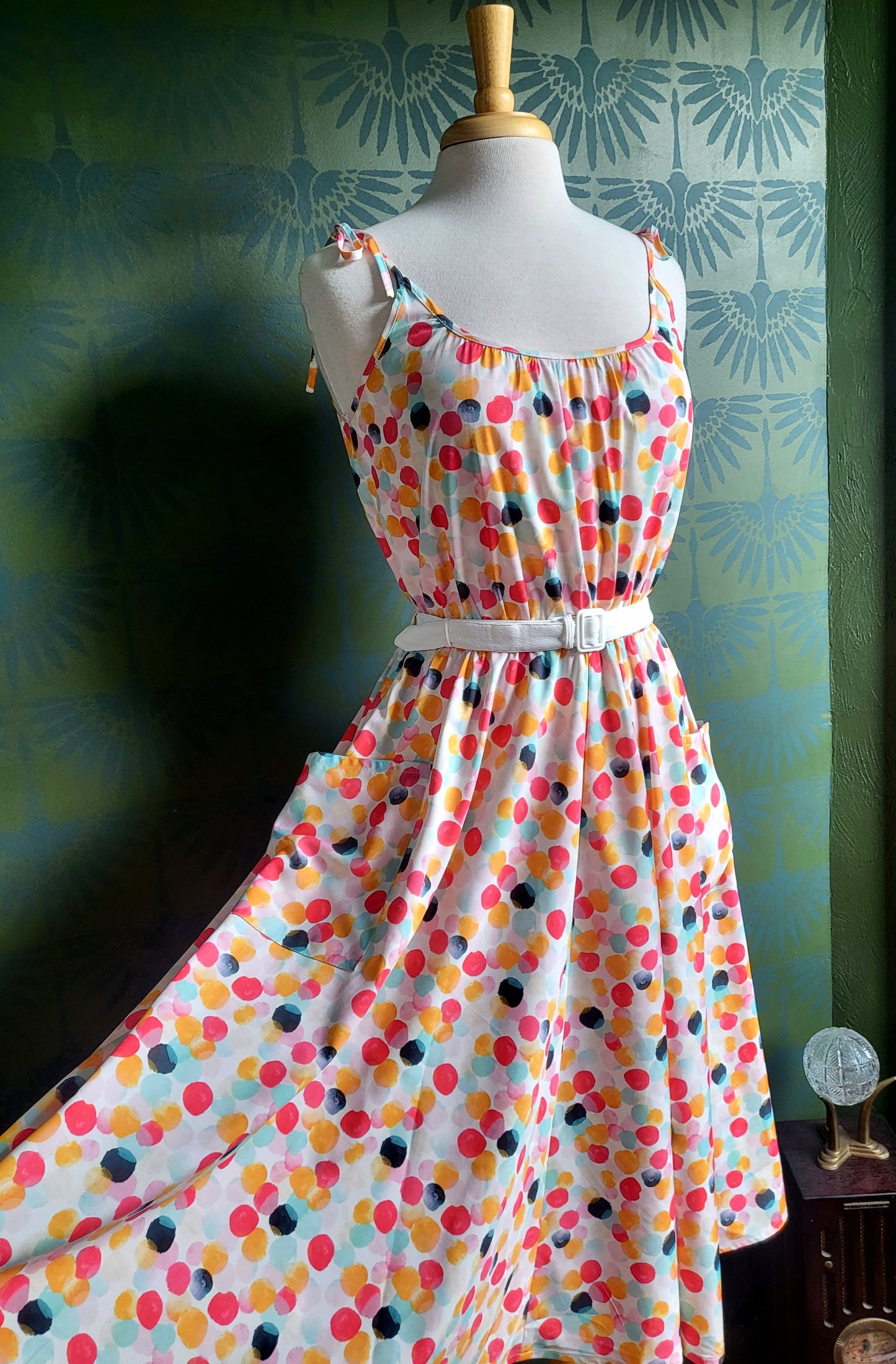 Suzy Sun Dress in Bubblegum Print